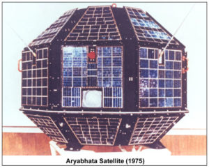 First Indian space satellite Aryabhatta- Modern India